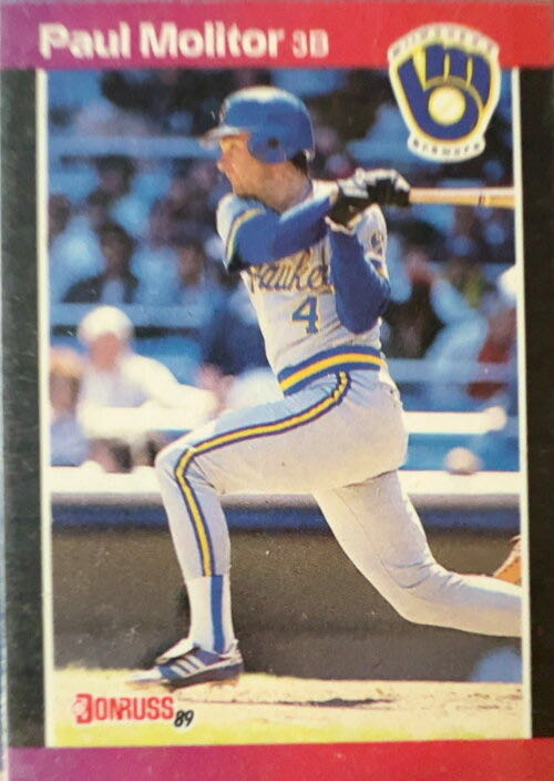 Paul Molitor  baseball card collectible - Main Image 3