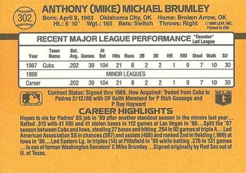 Mike Brumley  baseball card collectible - Main Image 2