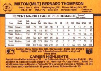 Milt Thompson  baseball card collectible - Main Image 2