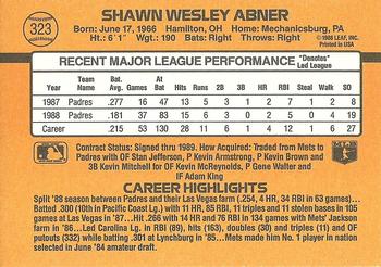 Shawn Abner  baseball card collectible - Main Image 2