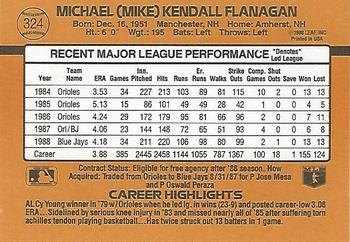 Mike Flanagan  baseball card collectible - Main Image 2