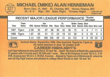 Mike Henneman  baseball card collectible - Main Image 2