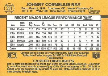 Johnny Ray  baseball card collectible - Main Image 2