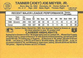 Joey Meyer  baseball card collectible - Main Image 2