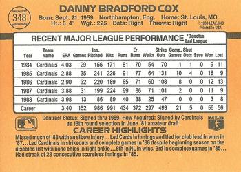 Danny Cox  baseball card collectible - Main Image 2