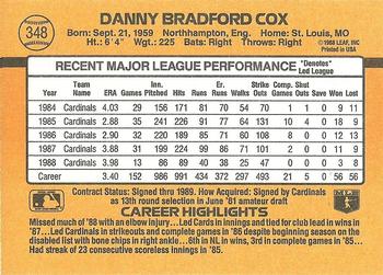 Danny Cox  baseball card collectible - Main Image 2