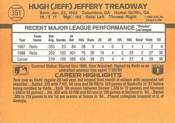 Jeff Treadway  baseball card collectible - Main Image 2