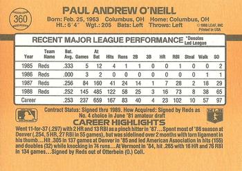 Paul O’Neill  baseball card collectible - Main Image 2
