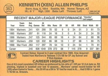 Ken Phelps  baseball card collectible - Main Image 2