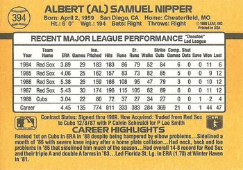 Al Nipper  baseball card collectible - Main Image 2
