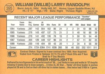 Willie Randolph  baseball card collectible - Main Image 2