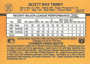Scott Terry  baseball card collectible - Main Image 2