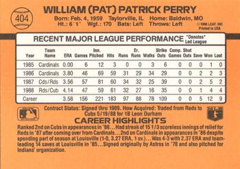 Pat Perry  baseball card collectible - Main Image 2