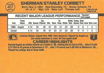 Sherman Corbett  baseball card collectible - Main Image 2