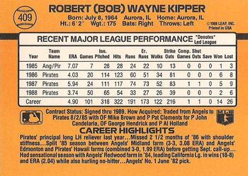 Bob Kipper  baseball card collectible - Main Image 2