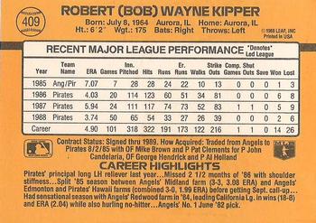 Bob Kipper  baseball card collectible - Main Image 2