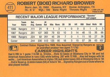 Bob Brower  baseball card collectible - Main Image 2