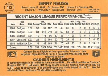Jerry Reuss  baseball card collectible - Main Image 2