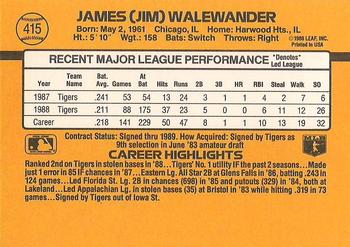 Jim Walewander  baseball card collectible - Main Image 2