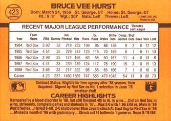 Bruce Hurst  baseball card collectible - Main Image 2
