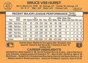 Bruce Hurst  baseball card collectible - Main Image 2