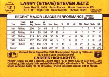 Steve Jeltz  baseball card collectible - Main Image 2