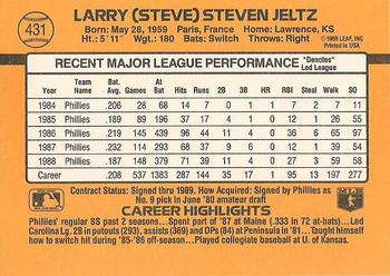 Steve Jeltz  baseball card collectible - Main Image 2