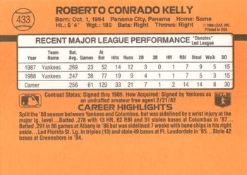 Roberto Kelly  baseball card collectible - Main Image 2