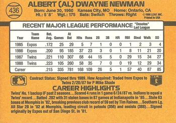Al Newman  baseball card collectible - Main Image 2