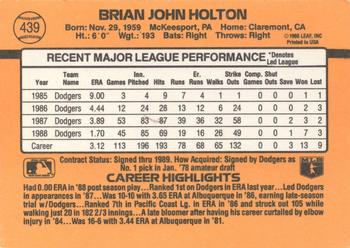 Brian Holton  baseball card collectible - Main Image 2