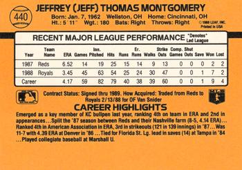 Jeff Montgomery  baseball card collectible - Main Image 2