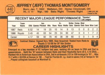 Jeff Montgomery  baseball card collectible - Main Image 2