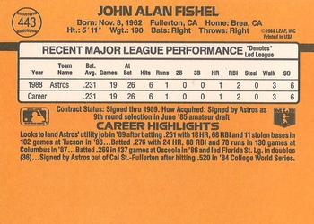John Fishel  baseball card collectible - Main Image 2