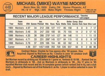 Mike Moore  baseball card collectible - Main Image 2