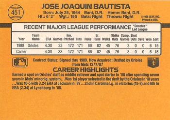 Jose Bautista  baseball card collectible - Main Image 2