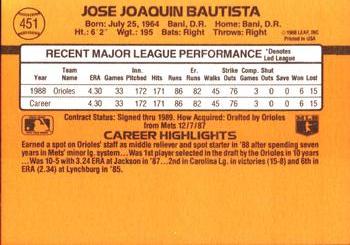 Jose Bautista  baseball card collectible - Main Image 2