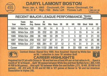 Daryl Boston  baseball card collectible - Main Image 2