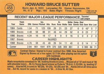 Bruce Sutter  baseball card collectible - Main Image 2