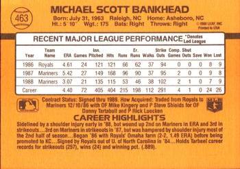 Scott Bankhead  baseball card collectible - Main Image 2