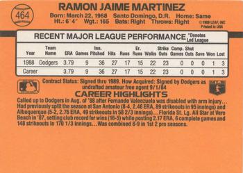 Ramon Martinez  baseball card collectible - Main Image 2