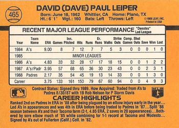 Dave Leiper  baseball card collectible - Main Image 2