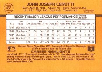 John Cerutti  baseball card collectible - Main Image 2