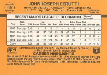 John Cerutti  baseball card collectible - Main Image 2