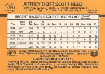 Jeff Reed  baseball card collectible - Main Image 2