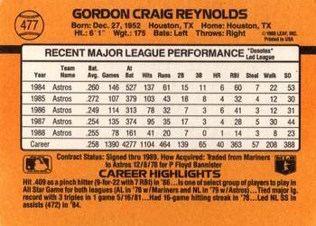 Craig Reynolds  baseball card collectible - Main Image 2