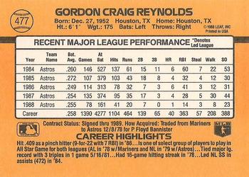 Craig Reynolds  baseball card collectible - Main Image 2