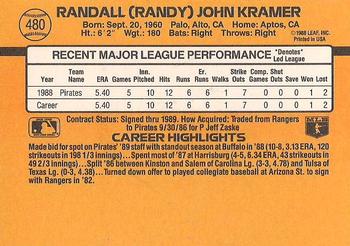Randy Kramer  baseball card collectible - Main Image 2