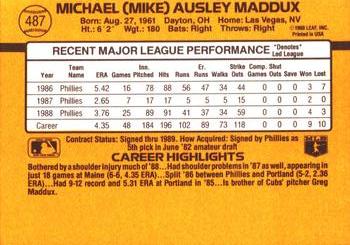 Mike Maddux  baseball card collectible - Main Image 2