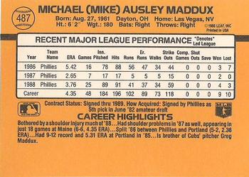 Mike Maddux  baseball card collectible - Main Image 2