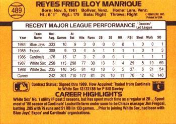 Fred Manrique  baseball card collectible - Main Image 2